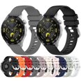 thumbnail image 3 of Silver Buckle Silicone Strap For Huawei Watch GT 5 41mm, 3 of 5