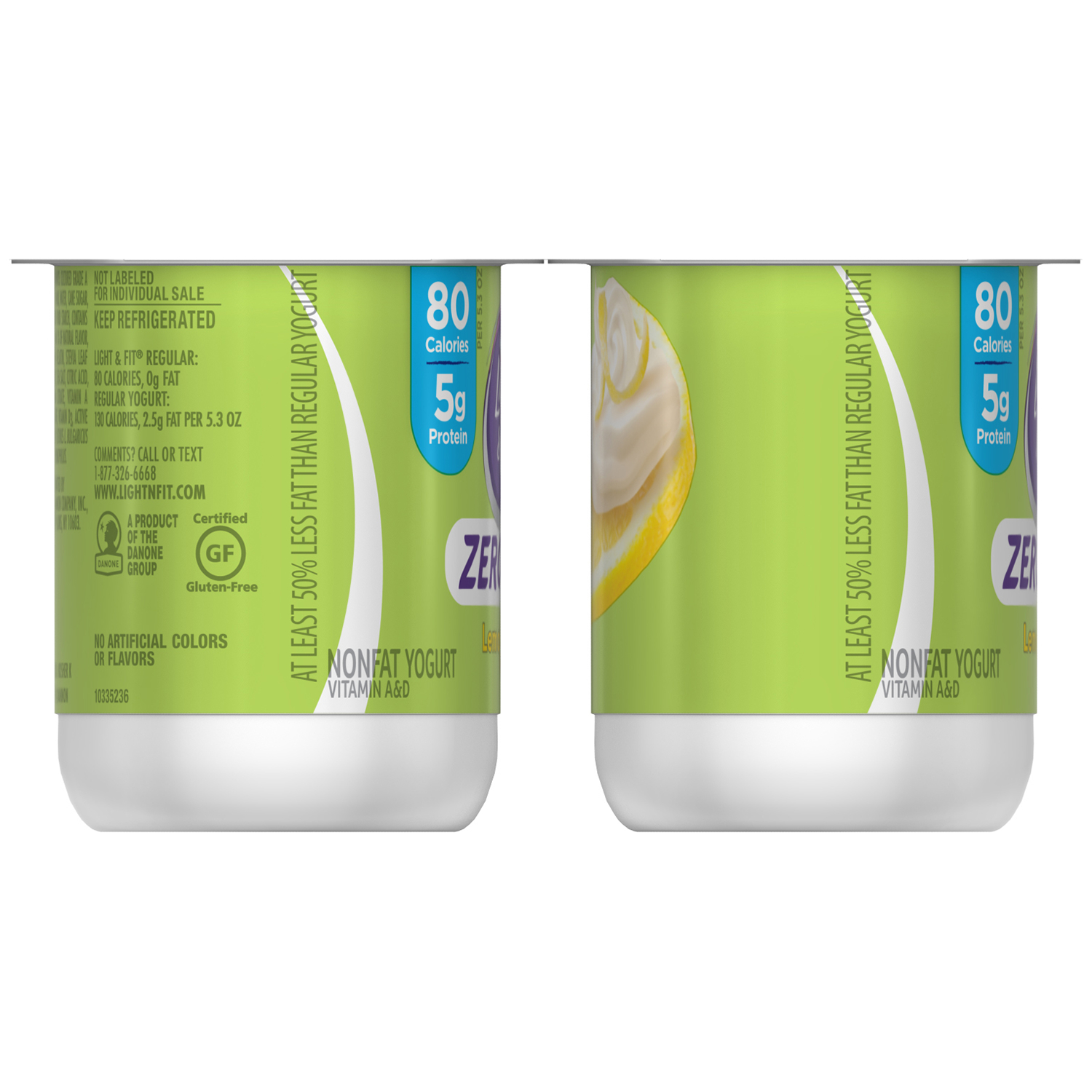 Dannon Light And Fit Zero Artificial Sweeteners Nutrition Facts