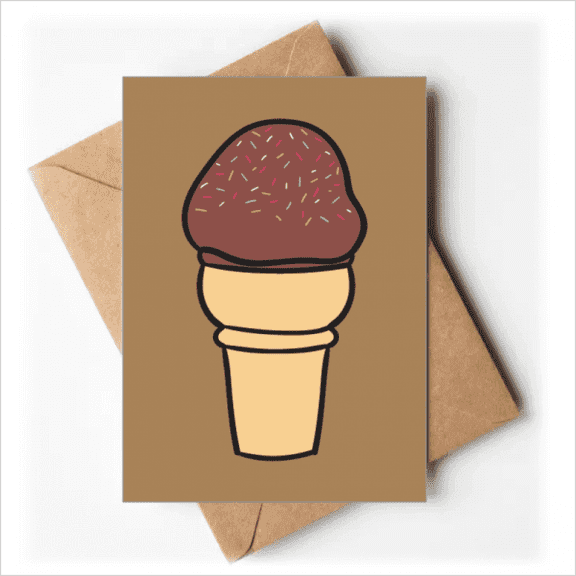 Chocolate Oatmeal Sweet Ice Greeting Cards You are Invited Invitations