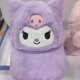 thumbnail image 1 of Sanrio-gorra de béisbol de felpa Hello Kitt para niños, gorro de invierno cálido de felpa Kawaii, gorro con visera Kuromi, Otoño e Invierno, 1 of 4