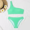 thumbnail image 6 of XIYON Womens Bikini Sets New Bikini Backless One Shoulder Personality Swimsuit Swimwear Bathing Suit 2026, 6 of 7