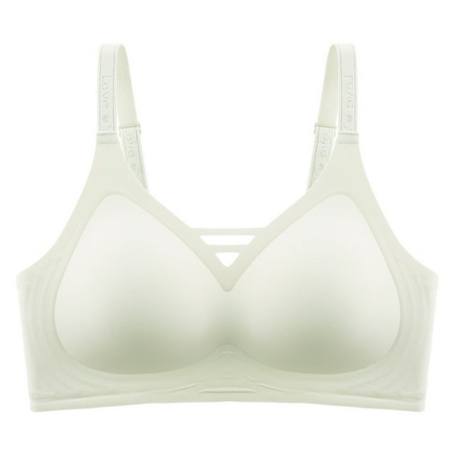 Timegard Womens Plus Size Bras Adjustable Strap High Support Wirefree Comfortable Daily Thin Bras