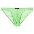 thumbnail image 2 of TANBOM Men's Breathable Nylon Mesh Triangle Brief Underwear, Green, 1-Pack, S, 2 of 6