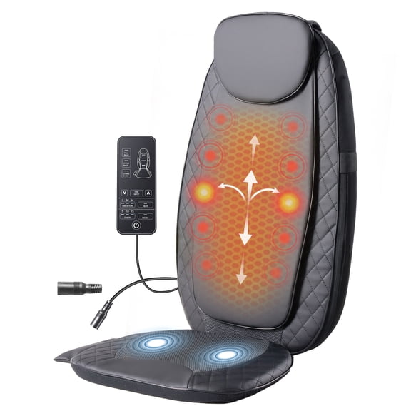 EDX Full Body Massage Mat with Heat, Electric Massager Pad for Back Pain Relief, Portable full body massager with Vibration,Gift