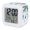 DodgerBlue, variant on Blue Coastal Christmas Digital Alarm Clock for Bedrooms, Smart LED Alarm Clock with 7 Color Changing Night Light, Xmas Ball Pine Starfish Shell Snowflake Silent Wake Up Clocks for Sleep Study Cooking