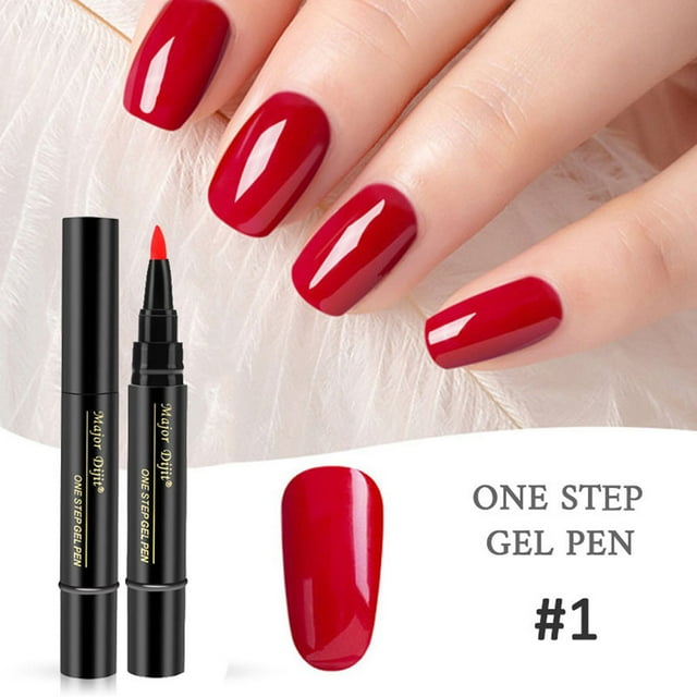 Teissuly 3-In-1 Step Nail Polish Pen 5ml Nail Gel Painting Varnish Pen Nail Varnish Nail Tool Without And Top Coat Teissuly WER202401223416