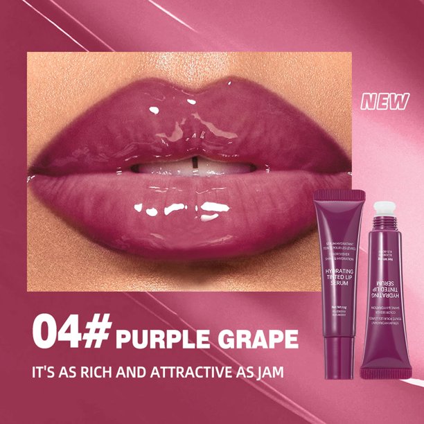 Pisexur Belleza Maquillaje Brillo labial líquido hidratante de color, lápiz labial ligero, brillo labial, crema hidratante para labios, 12 gpara mujeres y hombres