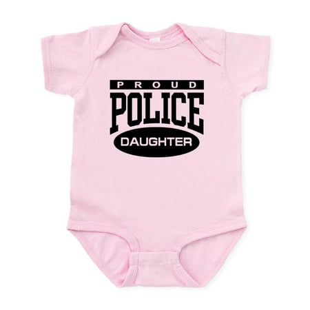 

CafePress - Proud Police Daughter Infant Bodysuit - Baby Light Bodysuit Size Newborn - 24 Months