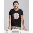 thumbnail image 2 of Pink Human Brain Tee Men's -Image by Shutterstock, 2 of 4