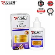 ZYMOX Ear Solution for Dogs and Cats with 0.5% Hydrocortisone, 1.25 oz.