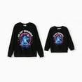 thumbnail image 7 of Disney Stitch Girls Boys Sweatshirts Mommy and Me Black Graphic Ugly Sweatshirt For Kids Teen, 7 of 7