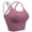Pink, variant on Womens Sports Bras Bralette Yoga Bra Crop Top Camisole Cross Back Workout Vest
