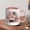 Pink, variant on 1pc Mug Coffee Cups Elegant Floral Design Ceramic Mug with Soft Pink and White Blooms Perfect for Coffee Tea Daily Use Home Office Decorative Gift Idea Party/ Office/ Thank You/ Christmas Gifts