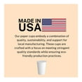 thumbnail image 2 of Siptown 8 oz 200 Pack Disposable Paper Cups for Hot Drinks, Coffee, & Tea | Made in USA (8 oz - 200 count), 2 of 2