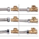 thumbnail image 5 of 2x 1/2 '' 3 vías Conector de tubería femenino utilizado para gasoductos de, 5 of 9