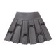thumbnail image 1 of Odeerbi Niñas de Cintura Alta Falda Plisada Arco Color Sólido Falda Uniforme de La Escuela, 1 of 7