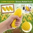 thumbnail image 2 of Corn Squeeze Ball, Soft Sensory Fidget for Anxiety Relief, ADHD Focus and Desk Calming,Rainbow Glitter Novelty for Desk & Shelf Display, 2 of 9