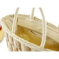 thumbnail image 3 of Kukuzhu Hobo Bag for Women Straw Weave Shoulder Bag Large Totes Summer Beach Purse Handbag, 3 of 7