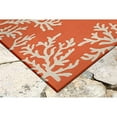 thumbnail image 2 of Trans-Ocean Import CAPR8162017 Capri 1620-17 Hand Tufted Coral Boder Oriental Rug, Orange - 24 in. x 8 ft., 2 of 6