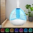 thumbnail image 3 of Small Humidifier 1.5L Portable Personal Desktop Humidifier Quiet Ultrasonic Mist Humidifier with 360 degrees Nozzle for Off, 3 of 9