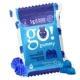 thumbnail image 1 of GoGummy Blue Raspberry Gummy Candy, Low Sugar Chewy Candy, Fruity Snack, 12 Pack (50 g Bags), 1 of 7