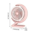 thumbnail image 3 of XGFHYJEH Desk Fan, Box Fan, Small Fan, Box Fan Clearance, Small Desk Fan, Small Fans for Desk, Portable Personal Quiet Electric Fan for Home, Plastic, 3 of 6