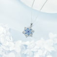 thumbnail image 5 of Snowflake Necklace 925 Sterling Silver Snowflake Pendant Necklace Snowflake Winter Jewelry Gifts for Women, 5 of 5