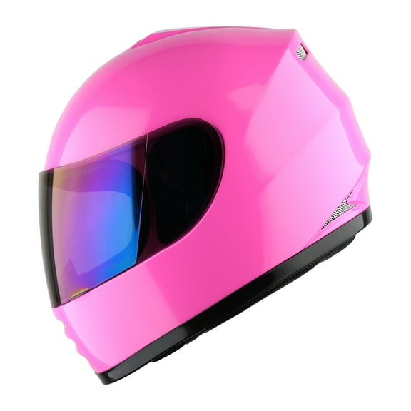 WOW Motorcycle Youth Kids Street Bike BMX MX Full Face Helmet KY-B15CLS Glossy Pink