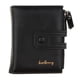 thumbnail image 2 of Cartera de cuero PU de lujo con cremallera para hombre Vintage, tarjetero, monedero Negro Hugo Cartera de los hombres de la manera, 2 of 10