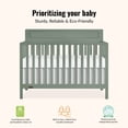 thumbnail image 3 of Dream On Me Avery 5-in-1 Convertible Crib, Meadow Green, 3 of 10