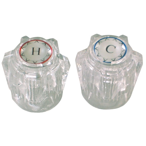 Danco 88810 Replacement Faucet Handles for Moen, Clear Acrylic