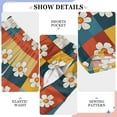 thumbnail image 6 of FORMRS Boys Pajama Pants with Pockets Size 9-10Y Kids Lounge Sleep Bottoms, Yellow Checkered Daisy, 6 of 8
