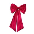 thumbnail image 4 of Boque de satén desmontable suministros elegantes para el vestido para vestidos de graduación Fiestas de regalos de viaje Rojo, 4 of 8