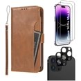 thumbnail image 1 of Paquete de kit de protección SaharaCase Leather iPhone 14 Pro Max, 1 of 6