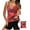 Red, variant on qucoqpe Tankini Swimsuits for Women with Storage Bag Loose Fit Floral Print Two Piece Modest Bathing Suits