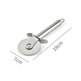 thumbnail image 3 of Pizza Cutter - Professional Quality Pizza Cutting Cutter - 7cm Diameter - 18/10 Stainless Steel, 3 of 7