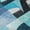 Teal, variant on Addison Rugs Chantille Indoor/Outdoor Transitional Abstract Blue Machine Washable Rectangle Rug, 10' x 14'