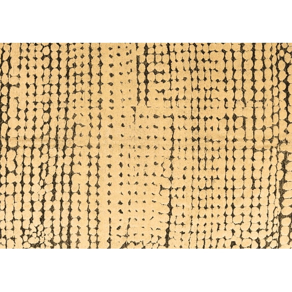 Ahgly Company Indoor Rectangle Solid Brown Modern Area Rugs, 4' x 6'