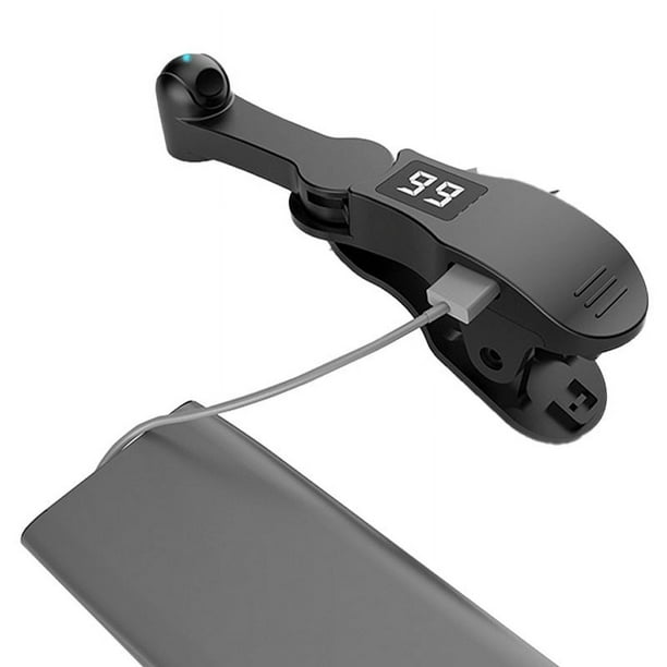 Clicker de pantalla para teléfono celular, clicker inteligente enchufable, clicker continuo de plástico, ayuda para transmisión en vivo, silenciador, conector de plástico