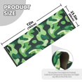 thumbnail image 5 of Yayeee Runner Rug for Bedroom 2'x6' Machine Washable Hallway Non Slip Mat, Green Camouflage Pattern, 5 of 8
