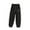 Black, variant on KYAIGUO 2-12T Boys Girls Jogger Pants for Toddler Baby Solid Color Drawstring Feet Trousers Spring Summer Cotton Sweatpants Air Conditioning Pants for Kids