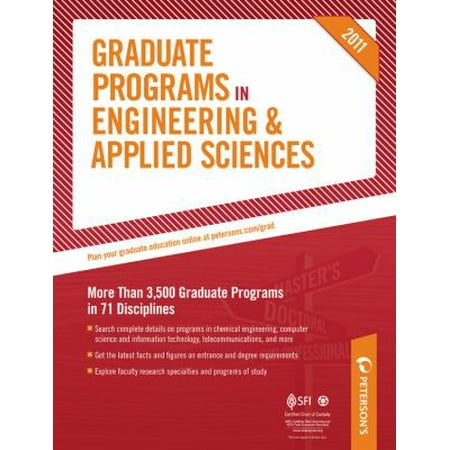 Graduate Programs in Engineering & Applied Sciences (Peterson's Graduate Programs in Engineering & Applied Sciences (Book 5)) [Hardcover - Used]