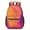 Black, variant on 17 Inch Lightweight Backpack,PVC Waterproof Oxford Fabric, Ergonomically Designed, with Large Capacity, Aurora Wave Print