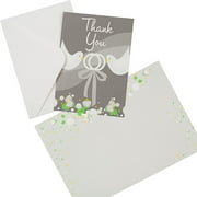 Silver Wedding Thank You Cards