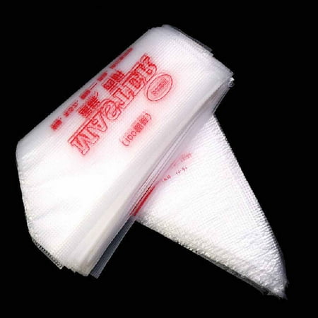 

100pcs Disposable Piping Bag Pastry Bag Icing Piping Cake Cupcake Decorating Tools Bags