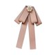 thumbnail image 4 of Broche con lazo para mujer, estilo lazo, con strass, para doblar el cuello Caqui, 4 of 9