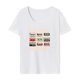 thumbnail image 2 of Camiseta para mujer, camisetas de verano, camisa de cuello Regular para senderismo, regalo para mujer M, 2 of 7