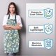 thumbnail image 2 of Chefs Kitchen Aprons, Floral Aprons for Women Adjustable Apron with Pocket Cooking Apron Waterproof Apron for Kitchen//Gardening, 2 of 4