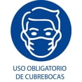 thumbnail image 1 of SEÑALAMIENTO DE 25x35 USO OBLIGATORIO CUBRE BOCA ANTROLITE CHSEÑAL-CUBREBOCA, 1 of 2