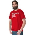 thumbnail image 3 of Xmas Bearded and Jolly Hashtag Santa Men's Graphic T Shirt Tees Brisco Brands X, 3 of 6